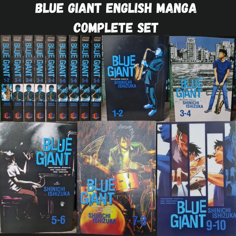 BLUE GIANT シリーズ Blue Giant NEW Manga Vol 1-10 (End) by Shinichi Ishizuka English