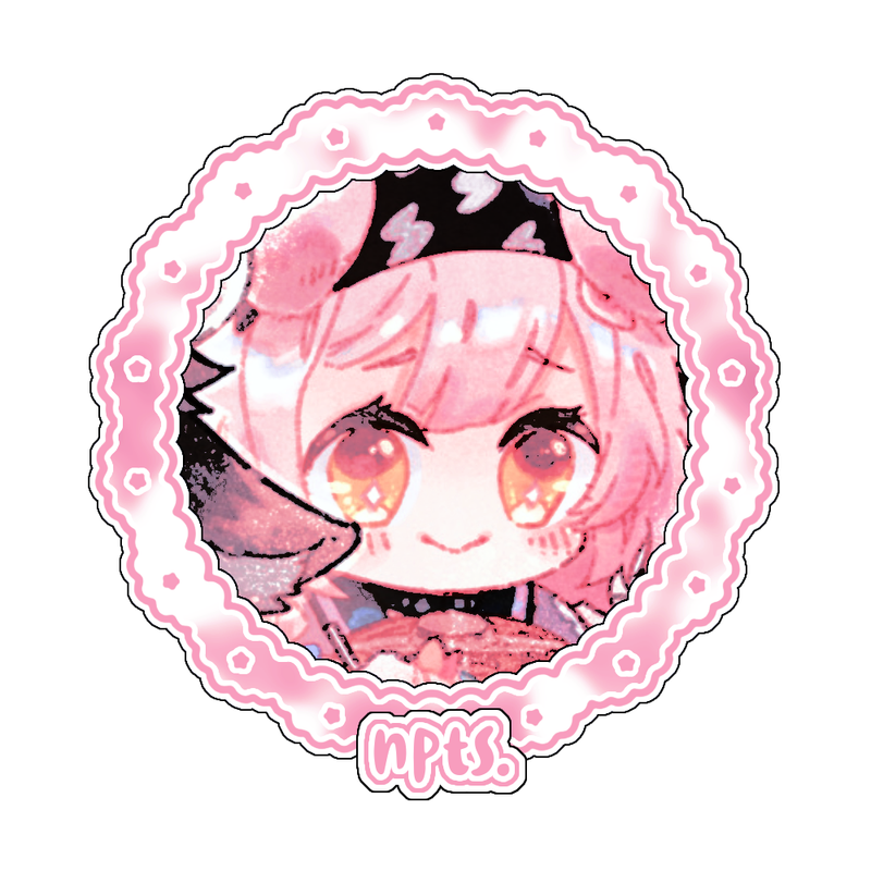 ⑅　◌ ˚ 　ME　ㅤ ┈　ㅤdnu ^__^　✦𓏼　text says "npts"