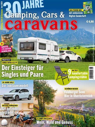 Cover: Camping, Cars & Caravans Magazin No 06 Juni 2024