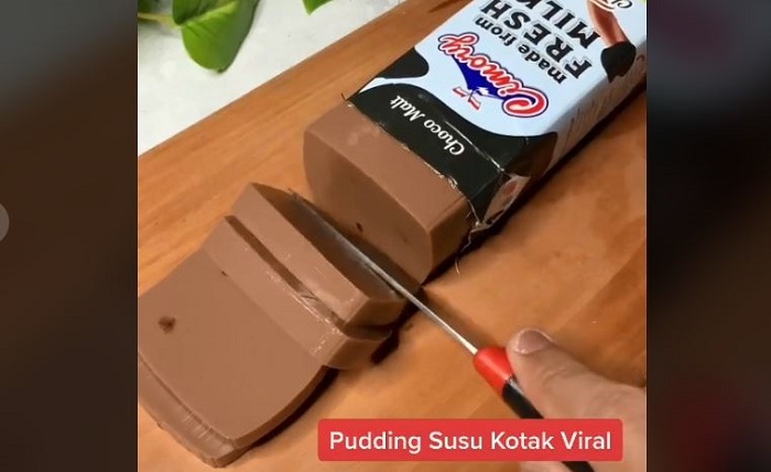 Puding susu kotak, kuliner yang viral di TikTok