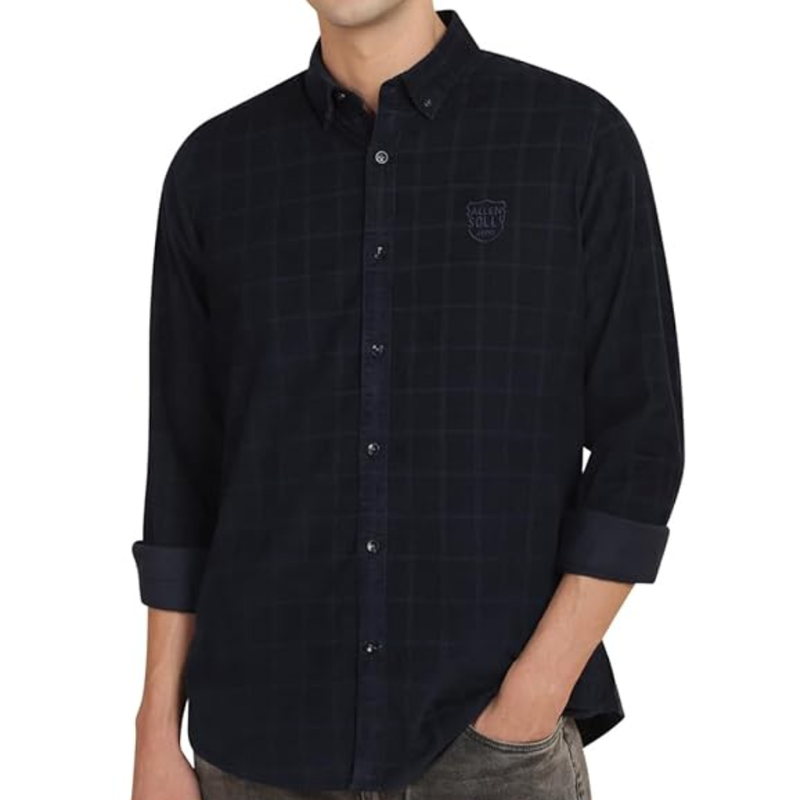 Allen Solly Regular Fit 100% Cotton Casual Shirt for Men