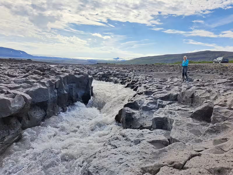 15/07/2025  PISTA 550 KALDADALSVEGUR. PISAMOS EL GLACIAR LANGJÖKULL - 2º Viaje a la Tierra del Hielo y Fuego de 21 días (en construcción, con videos) (6)