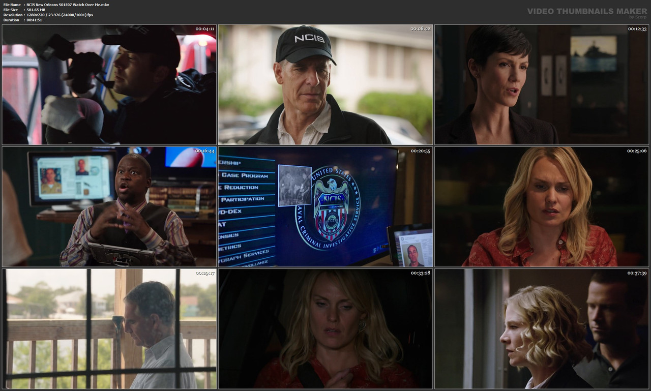 NCIS New Orleans S01E07 Watch Over Me.mkv
