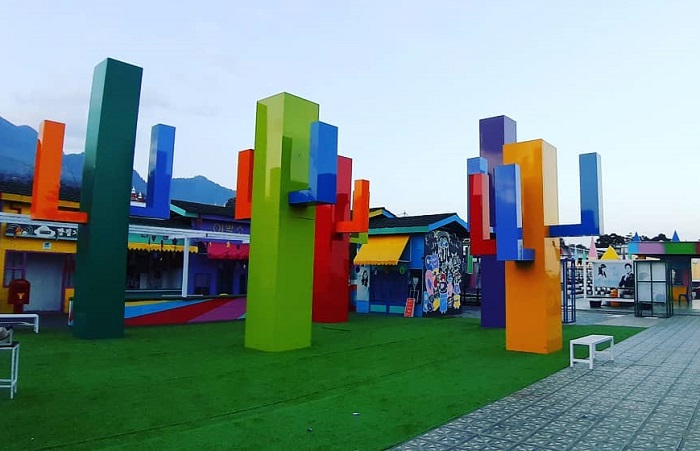 Taman Bunga Celosia, Bandungan, Semarang, Jawa Tengah.