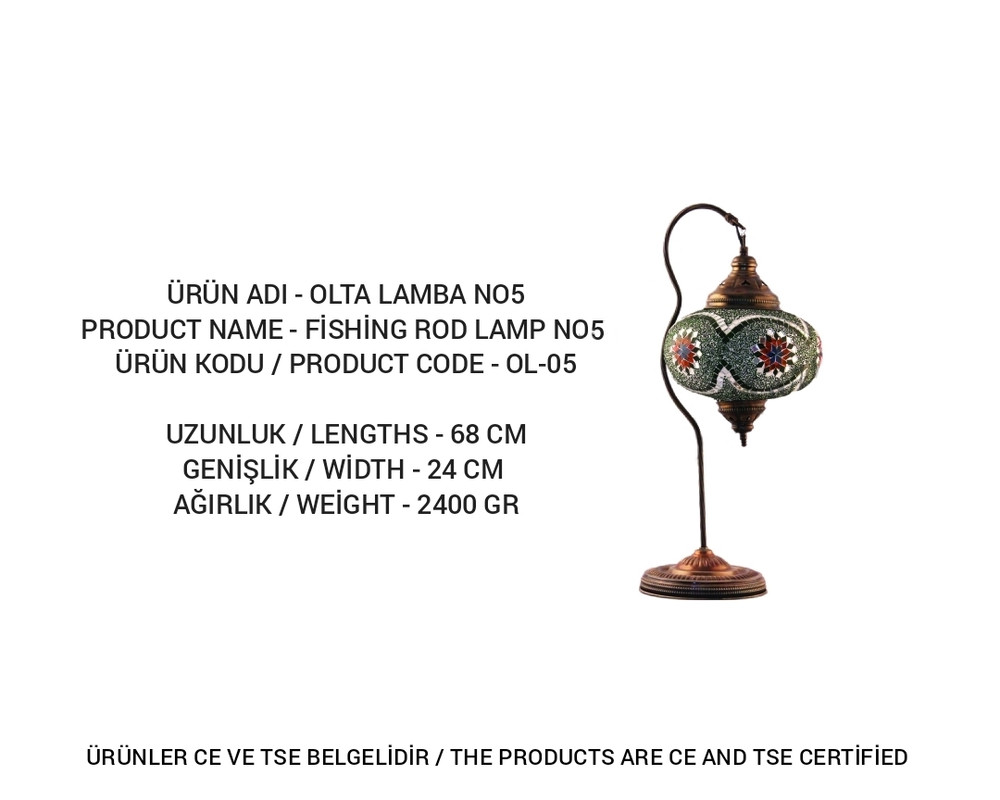 OL-05 mosaic lamp
