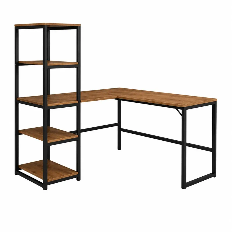 Modular desk / desk with shelves