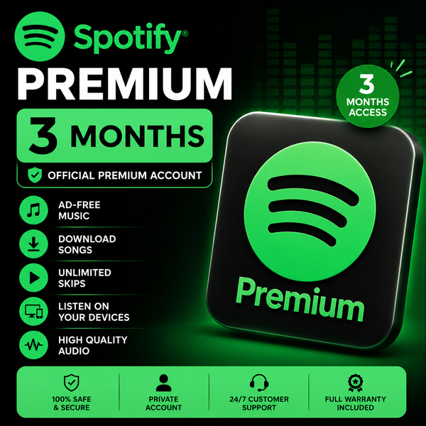 Spotify Premium — 3 Months