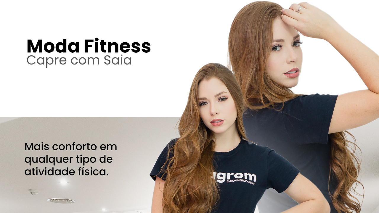 Calça Corsário Moda Fitness Evangélica Anagrom Ref.8002 - Anagrom