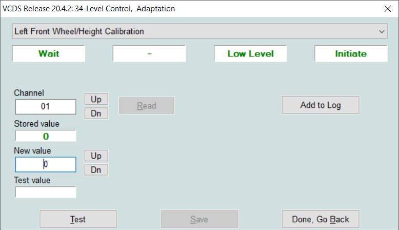 2022 08 27 air suspension calibration wait
