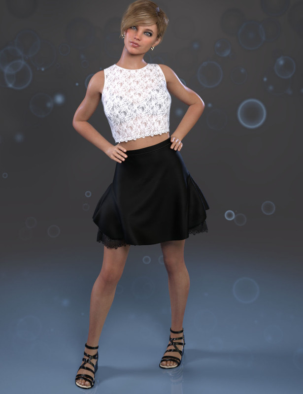 dForce Summer Flair Outfit for Genesis 8 Female(s) dForce Summer Flair Outfit for Genesis 8 Female(s)