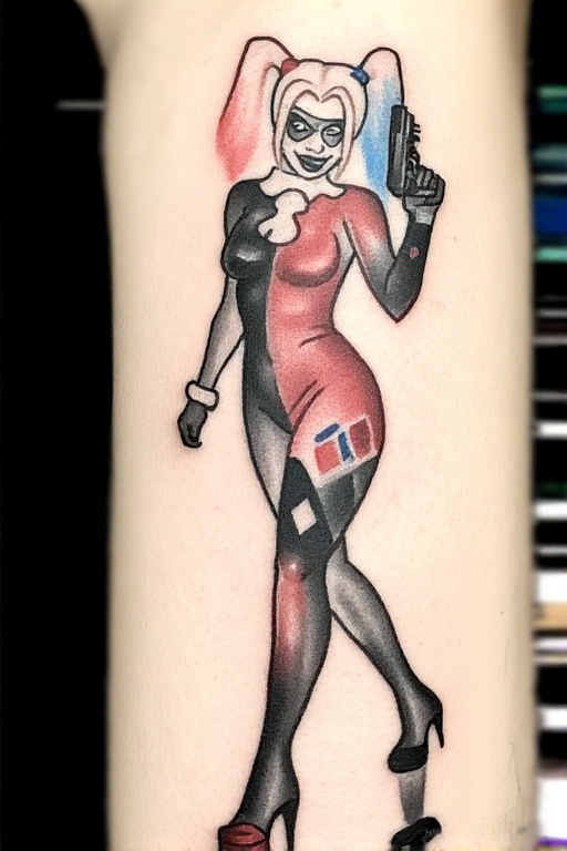 amazing-tattoo-design-Harley-Q