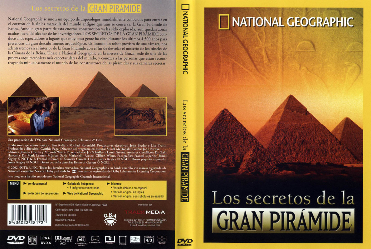 National Geographic Los Secretos De La Gran Piramide Caratula - El Secreto Gran Piramide (2/2)