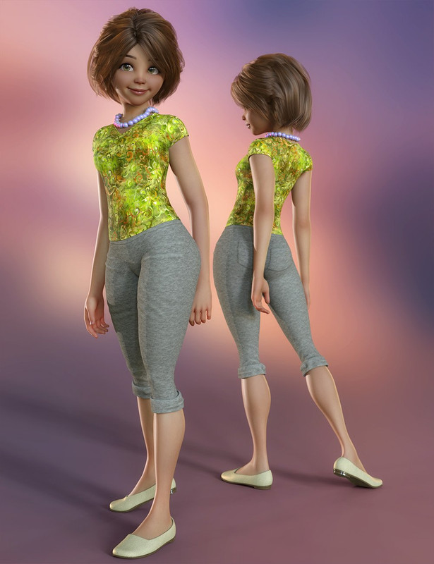 Stylized &#039;21 Clothing for Genesis 8 and 8.1 Female