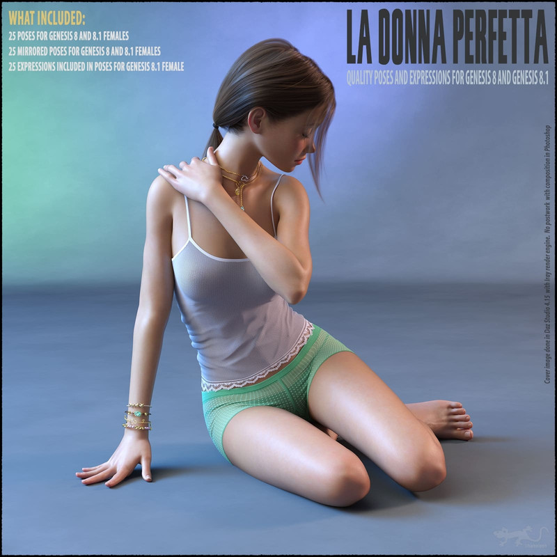 La Donna Perfetta – Poses for Genesis 8 and 8.1