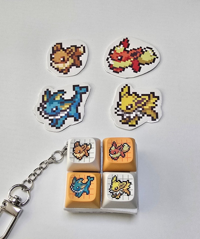 Eevee pixel-art keycap 1