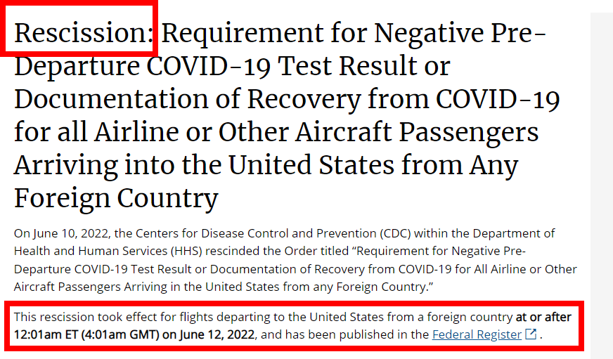 Coronavirus en USA: Nuevos requisitos, test, trámites - Foro USA y Canadá