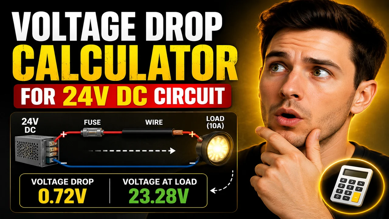 Voltage Drop Calculator For 24v Dc Circuit Online