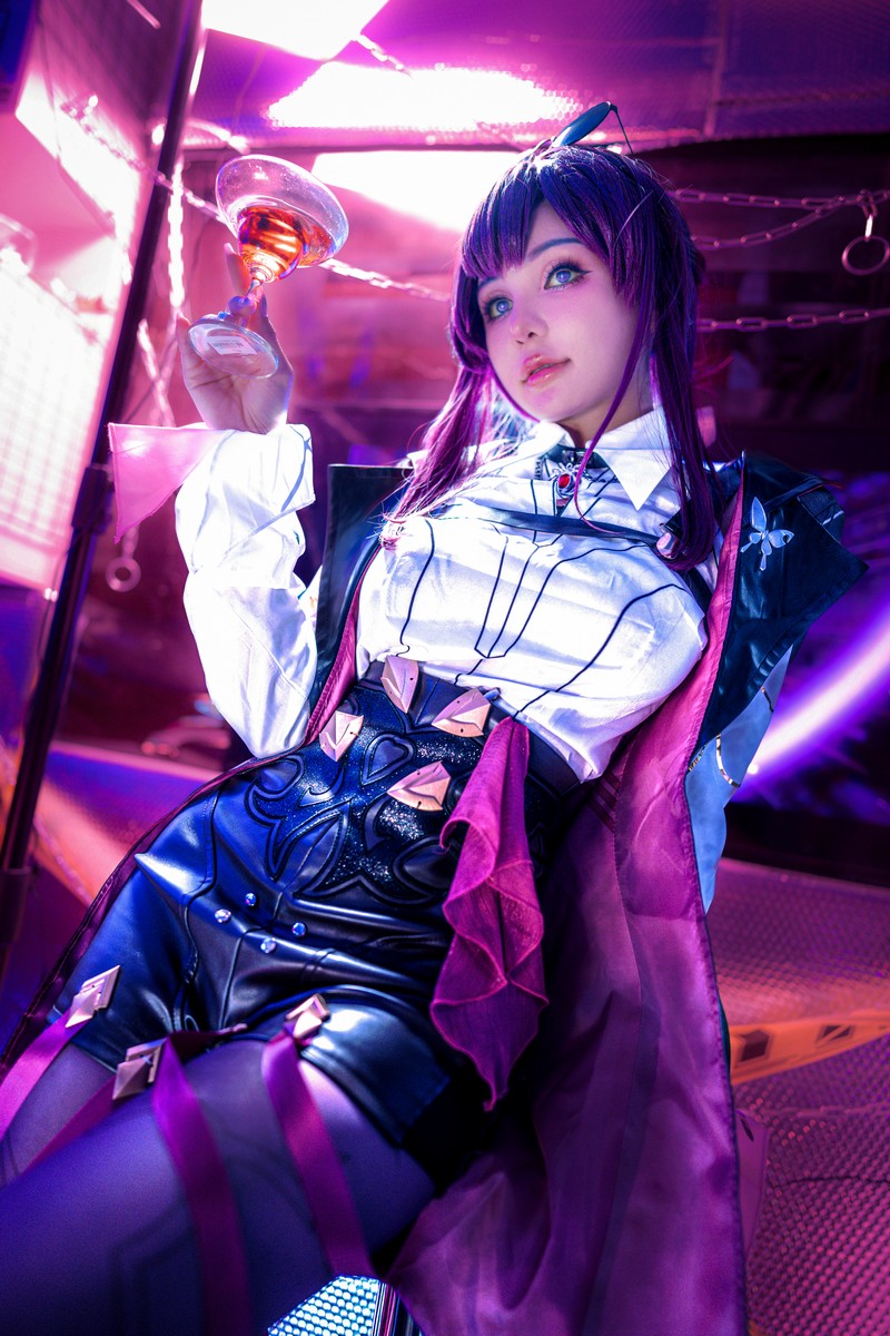 Joyce Lin2x Kafka Cosplay Honkai Star Rail 高清写真 65P插图