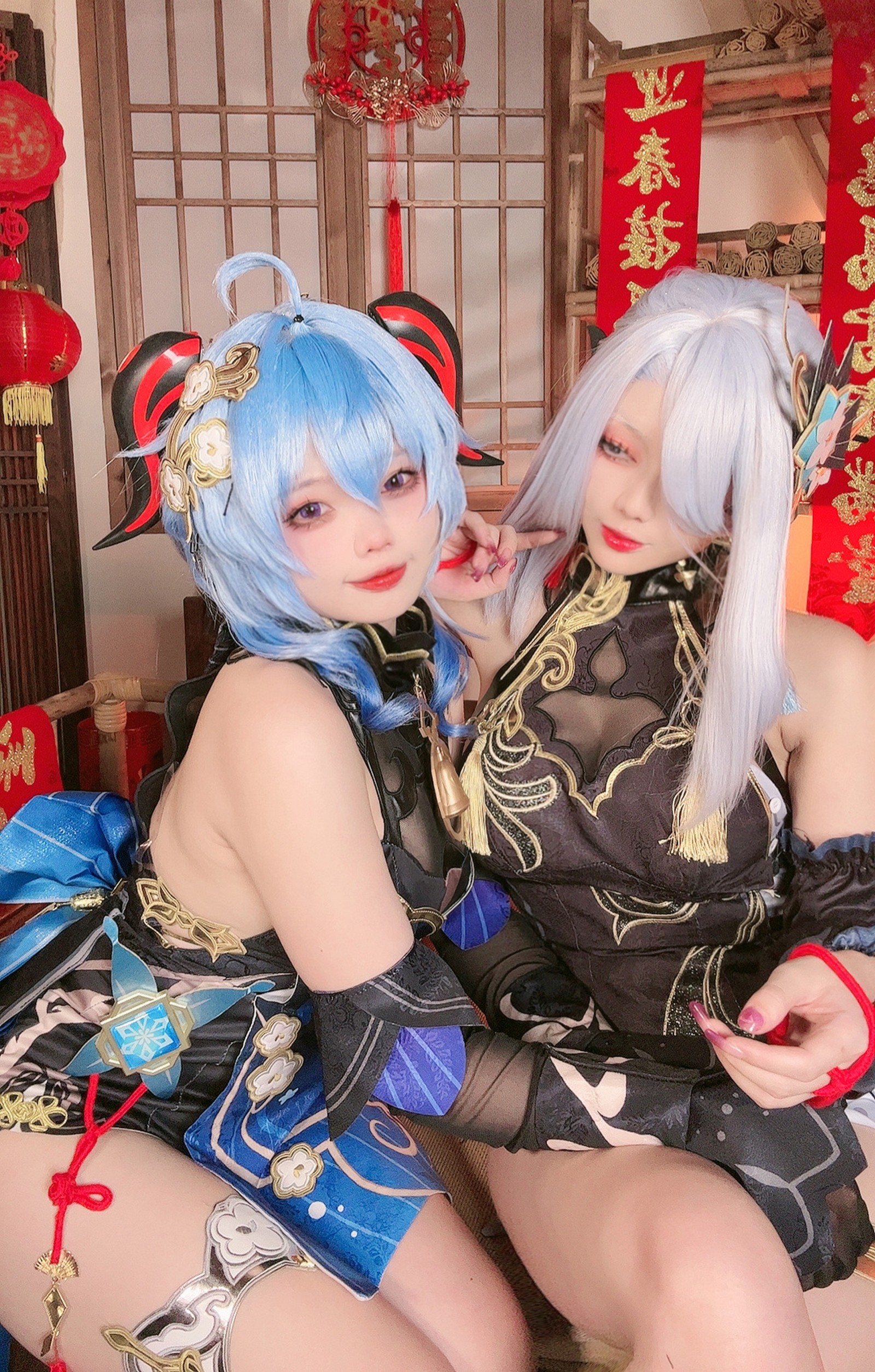 小瑶幺幺 &九言 原神新春 Cosplay 写真集【34P + 8V｜128.5MB】插图9