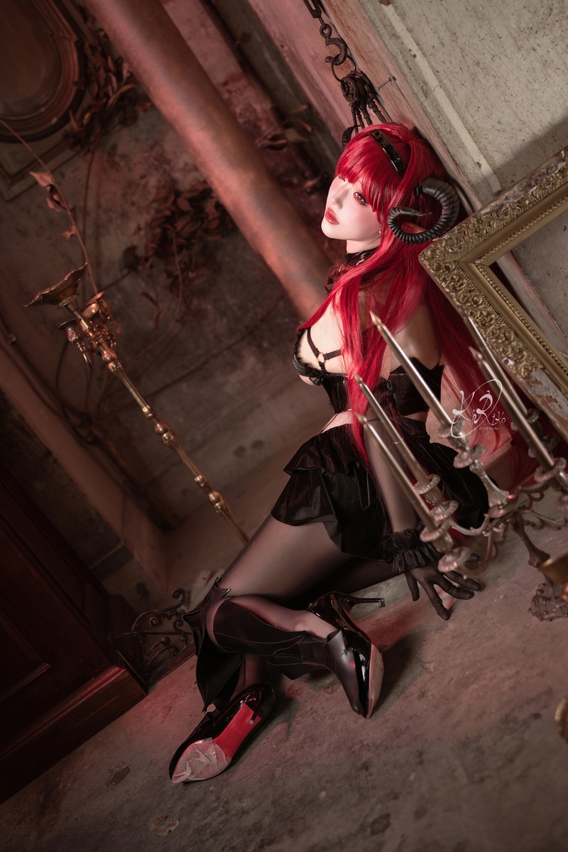 切切Celia 兴登堡 Hindenburg Cosplay Azur Lane 写真 38P插图5