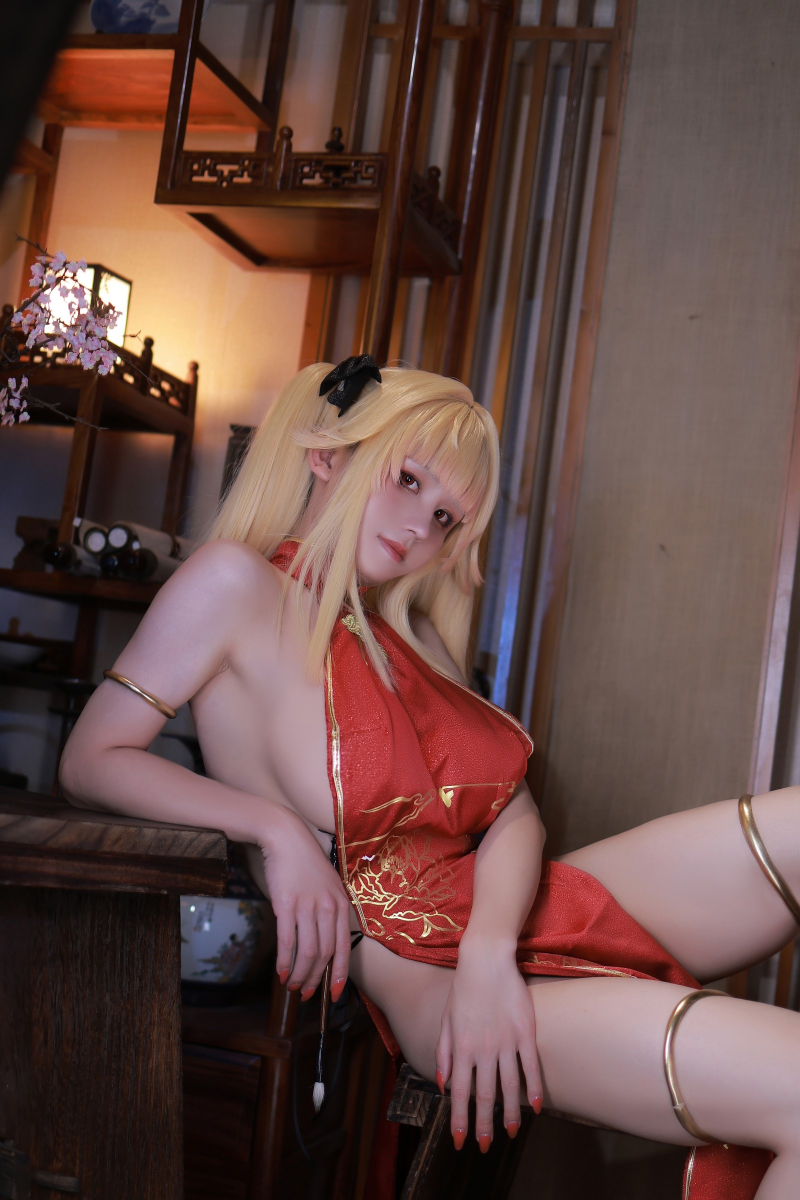 桜满三时 – 萌姬联合 旗袍 Cosplay 高清写真集（84P-913.3MB）东方魅力插图