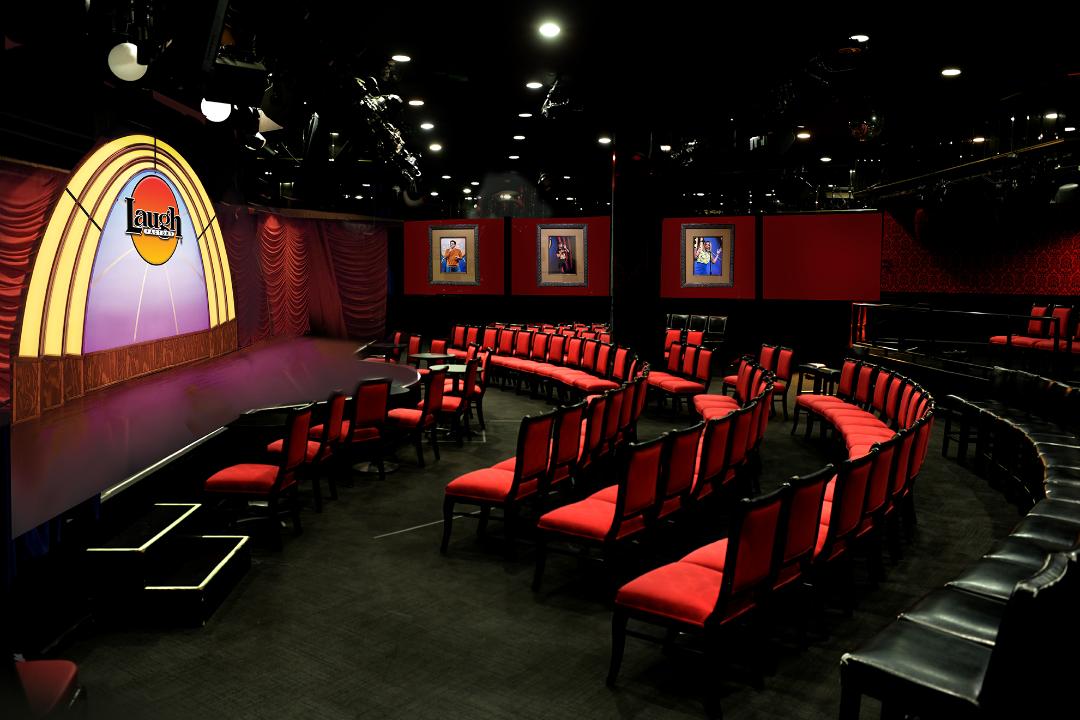 Laugh Factory Showroom Setup