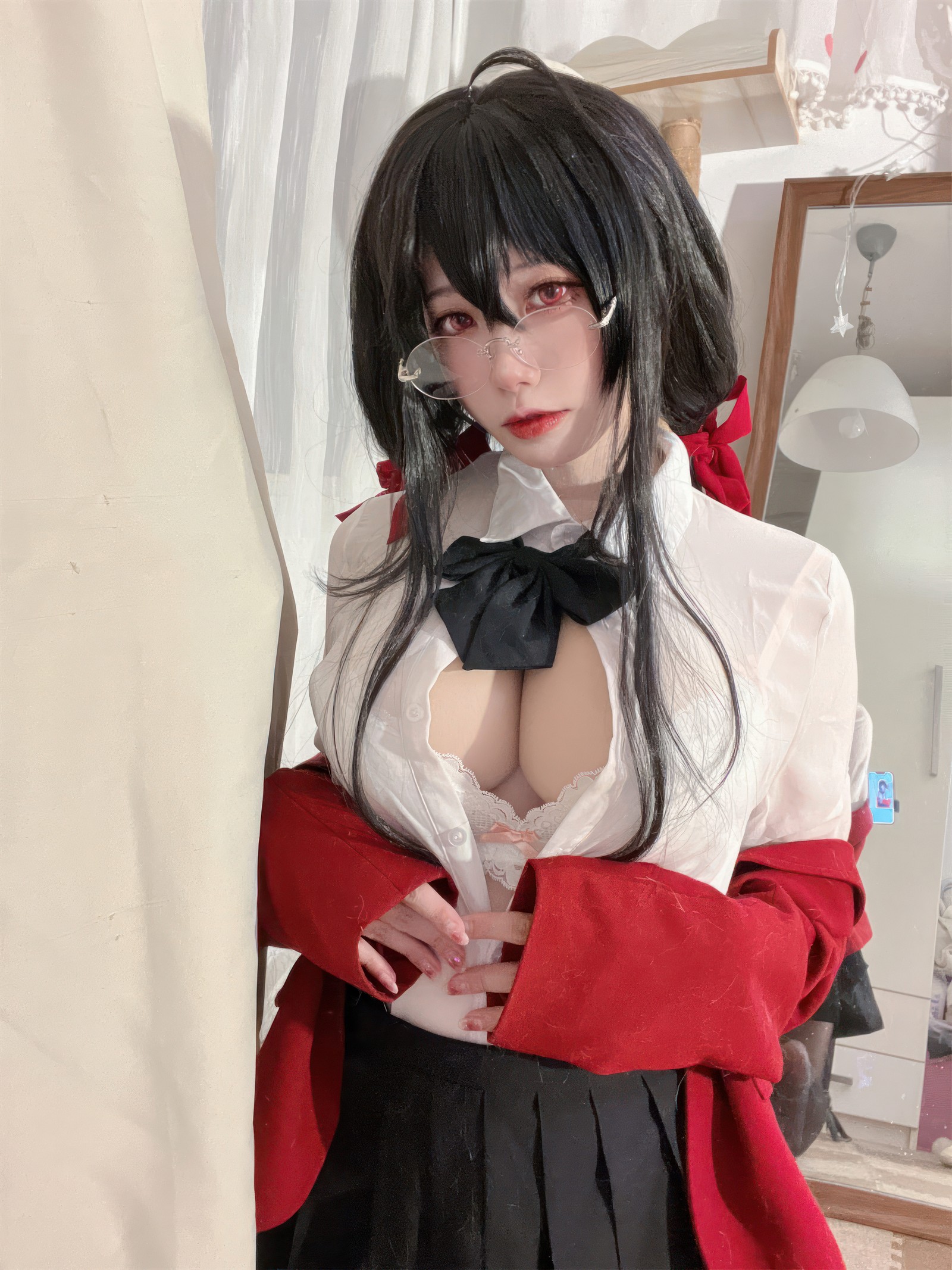 安食Ajiki 碧蓝航线大凤JK写真集 – 动漫COS & 制服美少女 [41P-281.6M]插图6