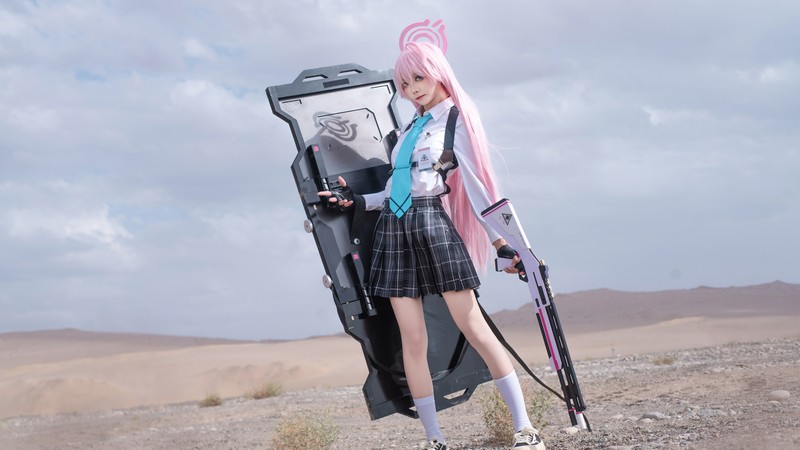 艾西Aiwest 星野Cosplay写真图集 碧蓝档案角色高清美图 49P (290.6M)插图7