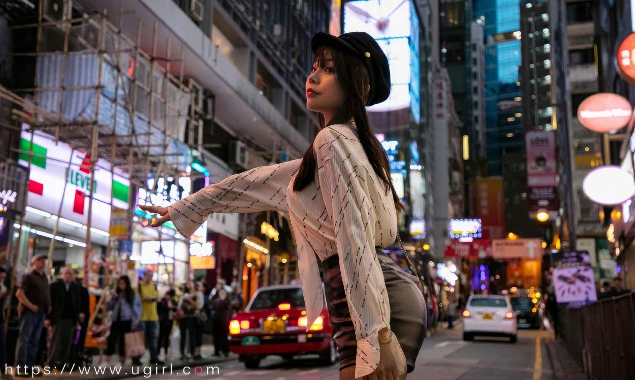 芝芝booty 你出现的街角图集，都市女孩的潮流穿搭公式插图3