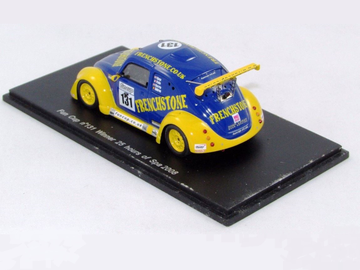 WOW EXTREMELY RARE VW Beetle Fun Cup #131 Winner 25h SPA 2008