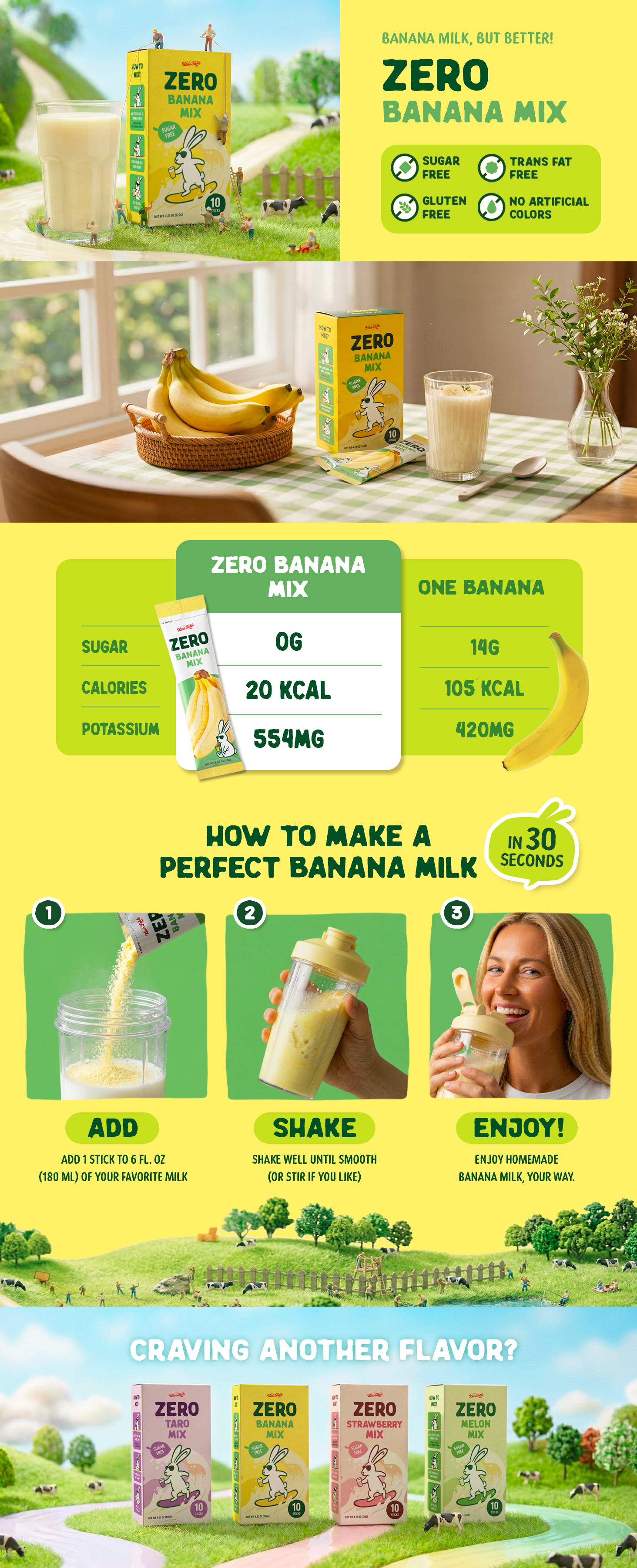 Zero Banana Mix product details