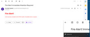 Email Alert Example