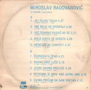 Miroslav Radovanovic - Diskografija Zadnja-12-06-1980