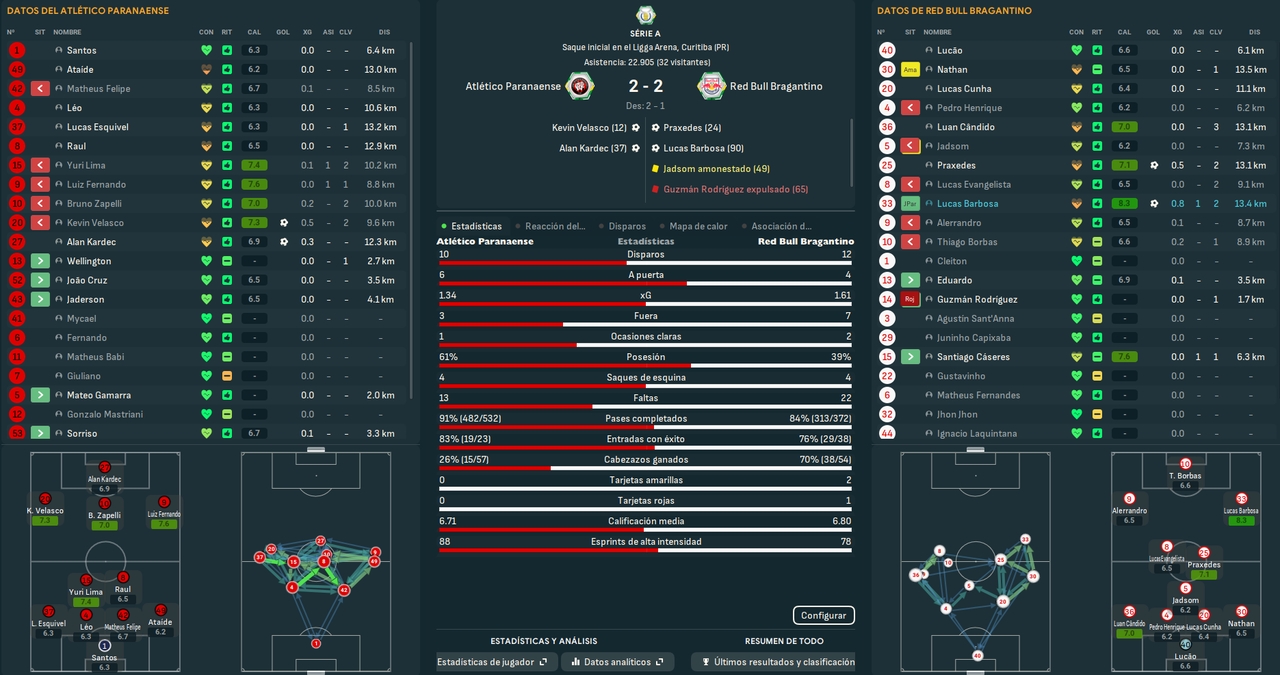 Atlético Paranaense - Red Bull Bragantino_ Resumen