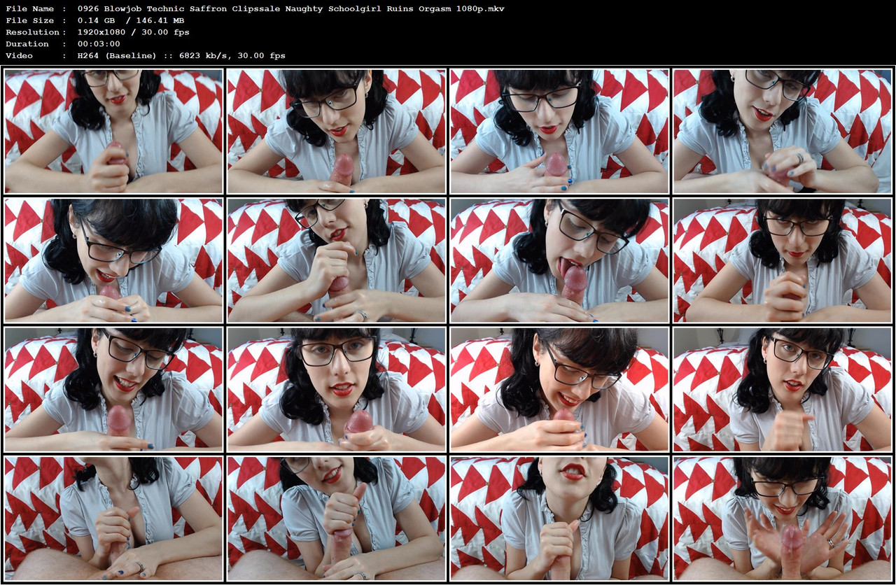 0926 Blowjob Technic Saffron Clipssale Naughty Schoolgirl Ruins Orgasm 1080p mkv