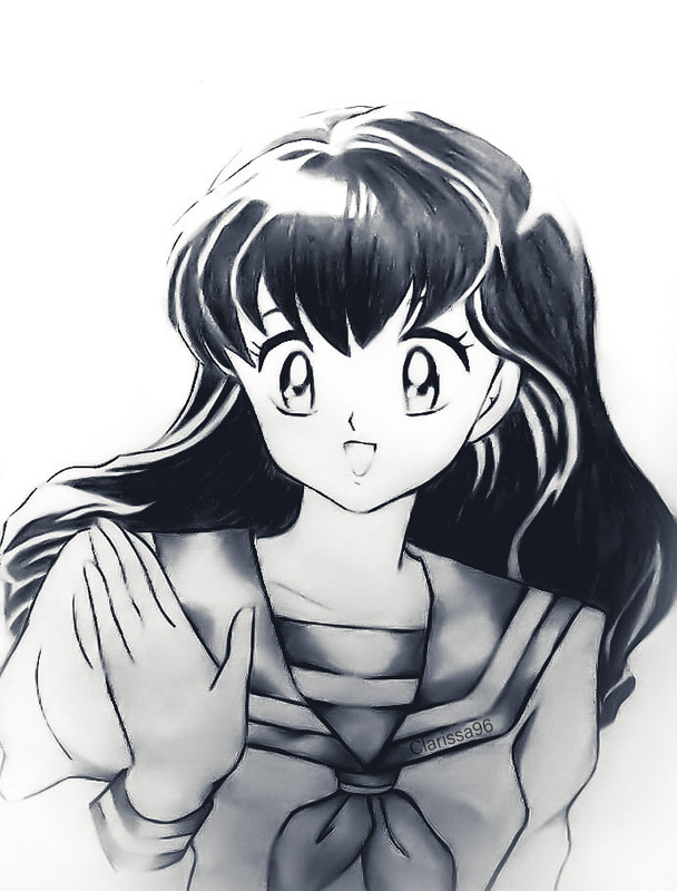 Hình vẽ Kikyou, Kagome, Sango bộ Inuyasha - Page 17 Kagome_higurashi_by_clarissa96-dckbumd