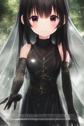00547-2205884800-Shakugan_no_Shana, detailed ((see-through dress)) and  gloves, arm up, 7yo little g