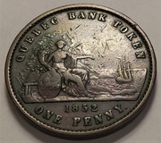 1 Penique/2 Sous - Banco de Quebec - Canadá, 1852 IMG-20210416-175433