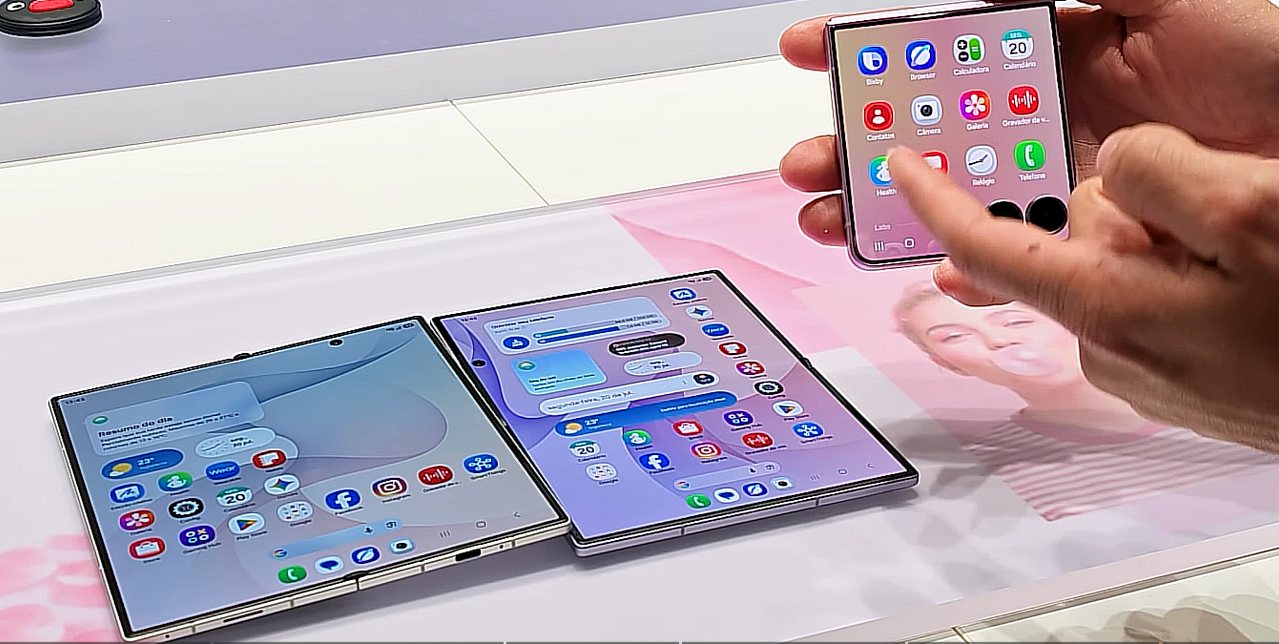Samsung divide o futuro dos dobráveis em três com Galaxy Z Fold 8, Fold 8 Ultra e Flip 8