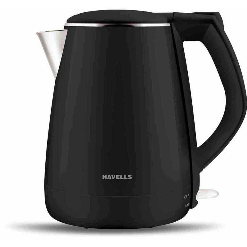 HAVELLS Aqua plus 1500w Electric Kettle (1.2 L, Black)