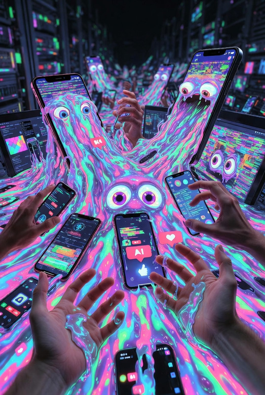 AI Slop: O Lixo Digital que Inundou as Redes e a Rebelião que Está Começando
