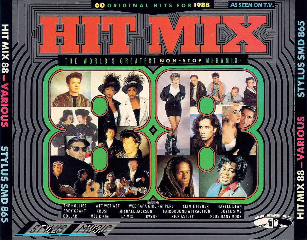 18/11/2023 - Various – Hit Mix 88  (2 x CD, Compilation, Mixed)(Stylus Music – SMD 865)  1988   (320) 88