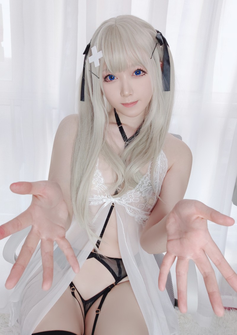 Asagiriai（愛ちゃん）情人节睡裙写真图集 浪漫主题高清美图 27P (171MB)插图