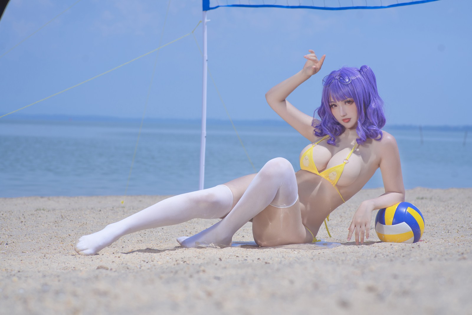 刺青Poi 沙滩排球 Cosplay｜夏日主题 写真合集（含隼隼子）【40P｜667.8MB】插图1