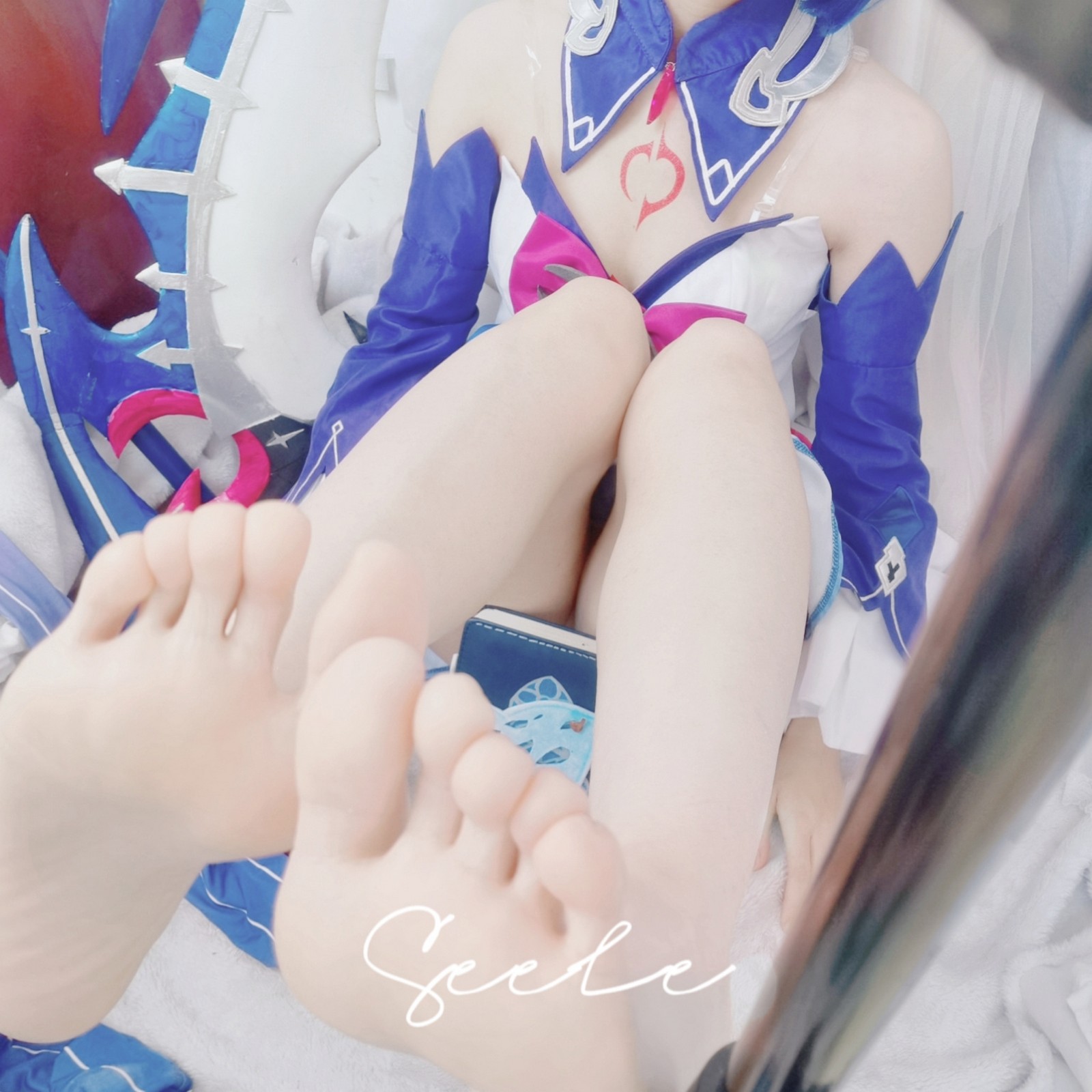 Seele麦麦希儿幻海梦蝶写真集｜梦幻蓝色系高清图集（168P-229.3M）插图8