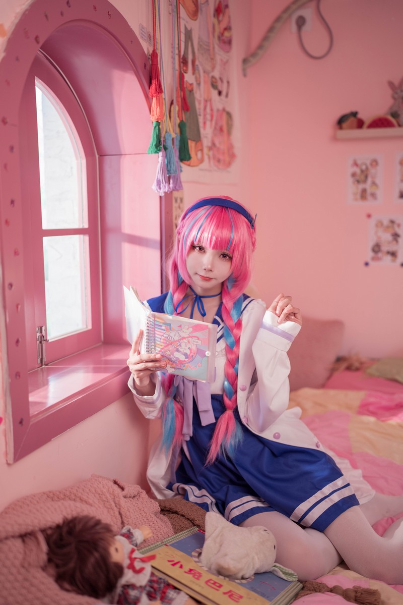 艾西Aiwest 湊阿库娅私服Cosplay写真图集 虚拟主播高清美图 55P (274.4M)插图3
