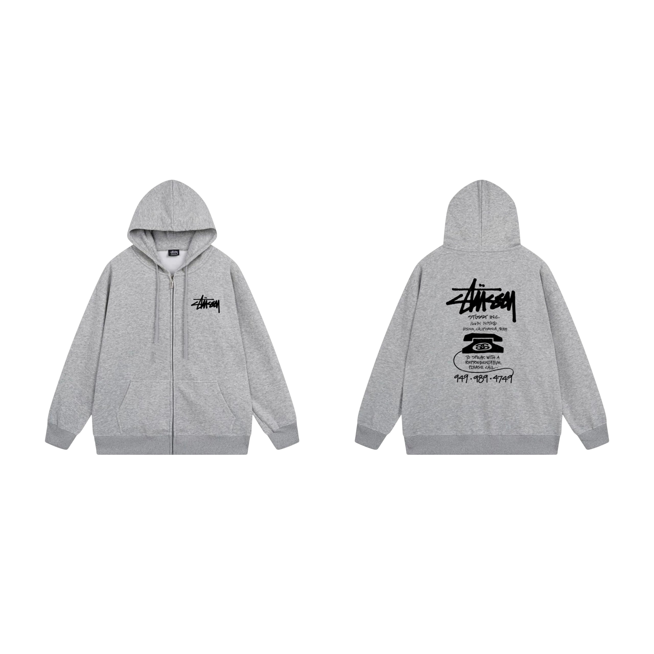 Stussy Stussy Zipper Hoodie — Latest Finds find on BoonBuy Finds