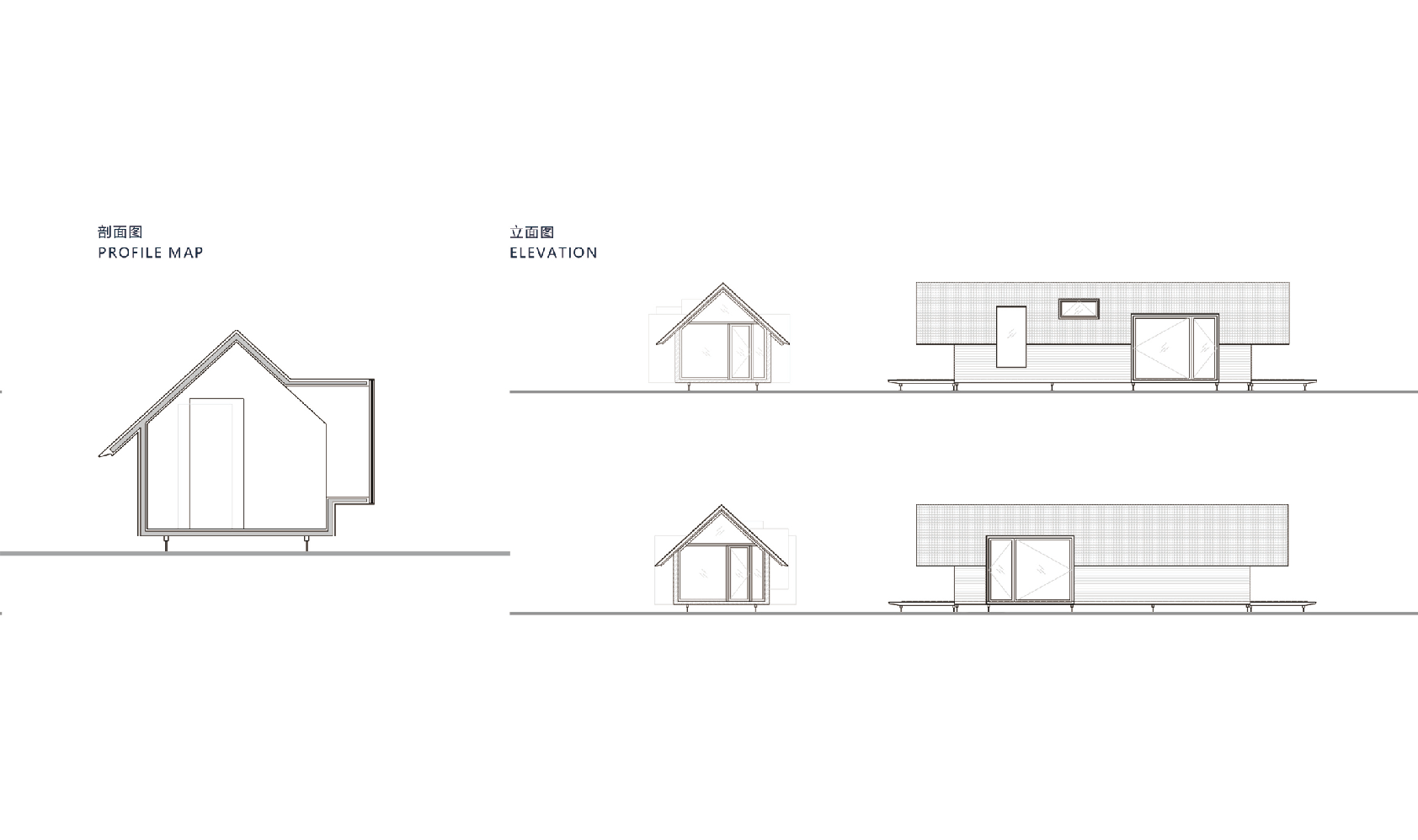 Compact portable wood cabin with light wood tones