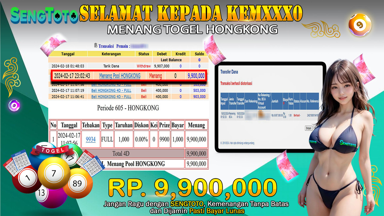 BUKTI PEMBAYARAN TOGEL HONGKONG