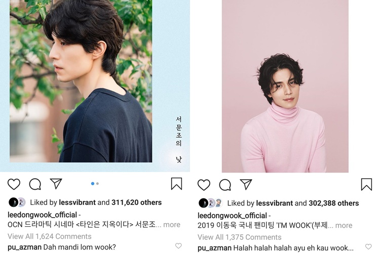 pu azman tinggalkan komen pada instagram lee dongwook